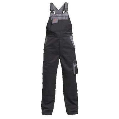 Engel - Enterprise Latzhose 3600-785, Schwarz/Grau, Größe 44