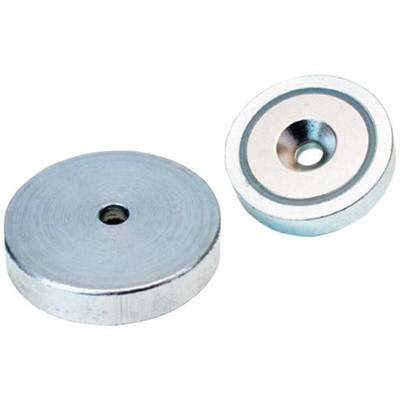FORMAT - Flachgreifer-Magnet NdFeB mit Bohrung 20x6mm