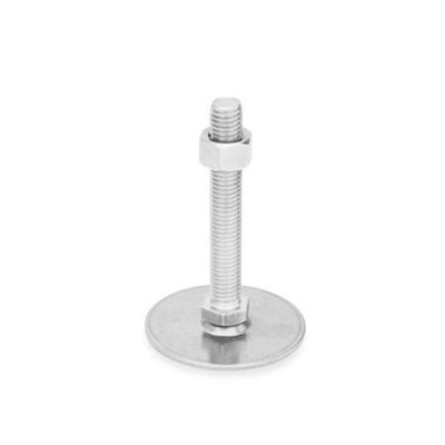 Ganter Norm® - 44-40-M8-63-D0-SK Edelstahl-Stellfüße, A4