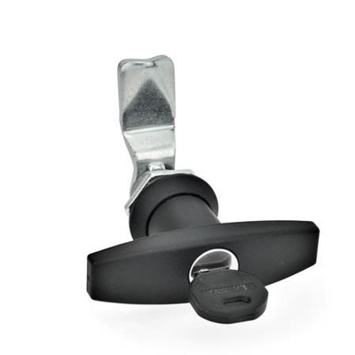 Ganter Norm® - 115-SCT-42-SW Verriegelungen, abschließbar, schwarz kunststoffbeschichtet