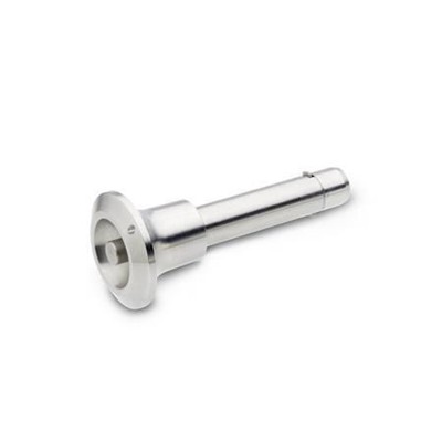 Ganter Norm® - 114.6-10-30 Steckbolzen mit Axialsicherung, Edelstahl 1.4305