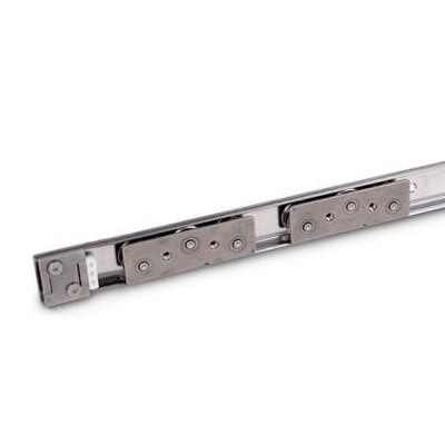 Ganter Norm® - 1490-37-554-B3-1-NI Edelstahl-Laufrollenführungen mit innenliegendem Verfahrweg