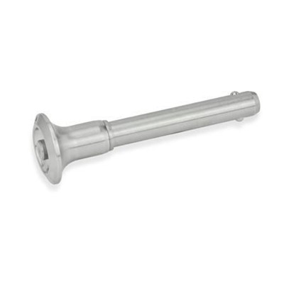 Ganter Norm® - 113.9-16-150 Edelstahl-Kugelsperrbolzen, Bolzen Werkstoff Nr. 1.4305