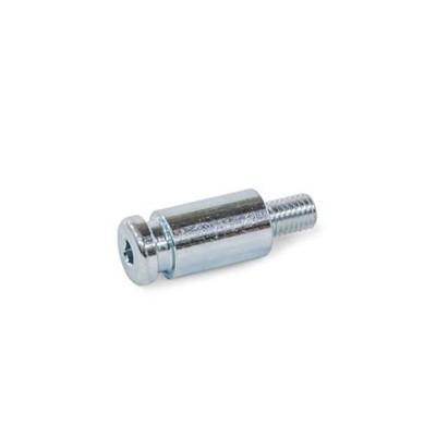 Ganter Norm® - 1050.1-2-M10-A-ST Zapfen für Schnellverschluss-Kupplungen GN 1050 und Flansche GN 1050.2