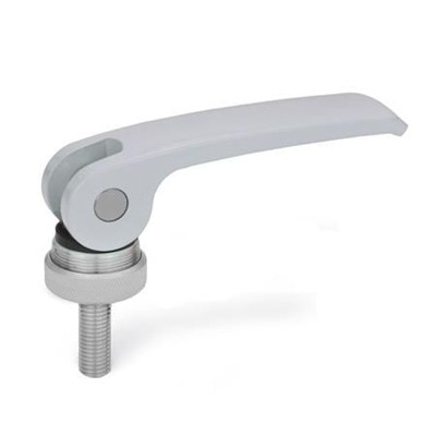 Ganter Norm® - 927.4-44-M4-12-A-S Exzenterspanner mit Edelstahl-Schraube, Hebel Zink-Druckguss