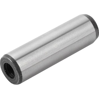 KIPP - ZYLINDERSTIFT DIN EN ISO8735 INNENGEWINDE M04, D=6, L=45, WERKZEUGSTAHL OBERFLÄCHENGEHÄRTET