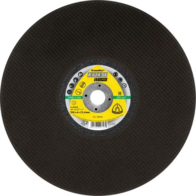 KLINGSPOR - Großtrennscheibe A 624 SX, 356 x 4 x 22,23mm gerade, 1 Stück