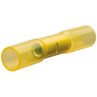 KNIPEX® - Stoßverbinder 97 99 252 mit Schrumpfschlauchisolation 100 Stück, gelb 4-6mm²