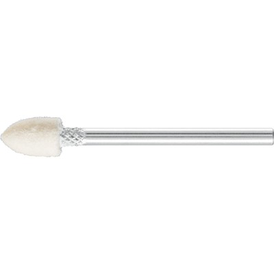 PFERD - harte Filzpolierstifte Spitzkegelform Ø 6x10mm Schaft-Ø 3 mm