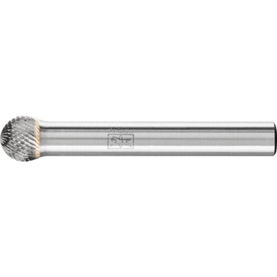 PFERD - Hartmetall Hochleistungsfrässtift MICRO Kugel KUD Ø 08x07 mm Schaft-Ø 6 mm Feinbearbeitung