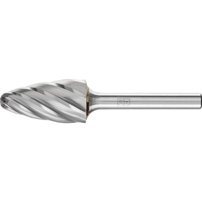 PFERD - Hartmetall Hochleistungsfrässtift ALU Rundbogen RBF Ø 16x30mm Schaft-Ø 6mm für Alu/NE Metalle