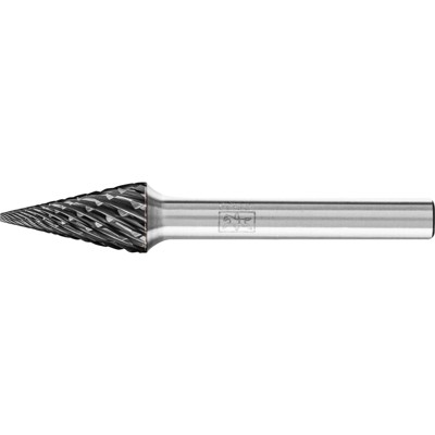 PFERD - Hartmetall Hochleistungsfrässtift ALLROUND Spitzkegel SKM Ø 10x20mm Schaft-Ø 6mm HICOAT universal