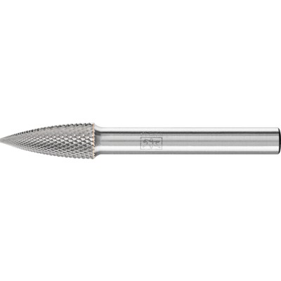 PFERD - Hartmetall Hochleistungsfrässtift MICRO Spitzbogen SPG Ø 08x20mm Schaft-Ø 6 mm Feinbearbeitung