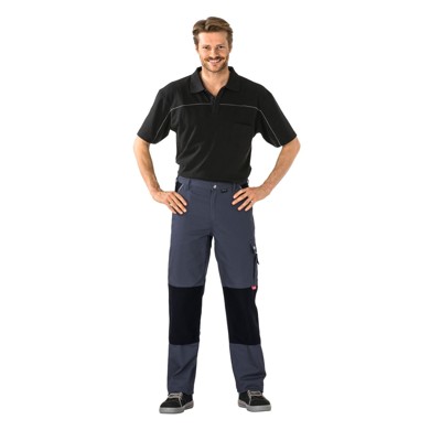 Planam - Bundhose 2123 grau/schwarz, Größe 60