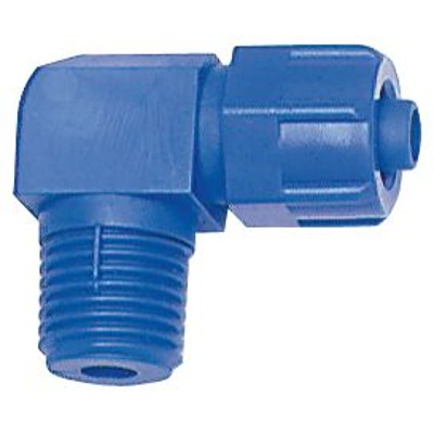 RIEGLER® - Winkel-Verschraubung, starr, R 1/4" A, für Schlauch 12/9mm, POM