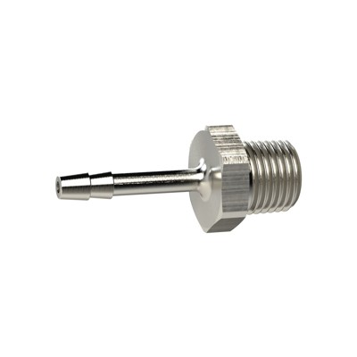 RIEGLER® - Einschraubschlauchtülle, R 1.1/4" A, für Schlauch LW 32, Messing vernickelt