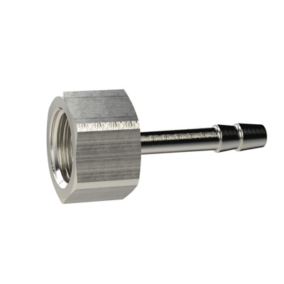 RIEGLER® - Aufschraubschlauchtülle, G 1/8" I, für Schlauch LW 8, SW 14, Messing vernickelt