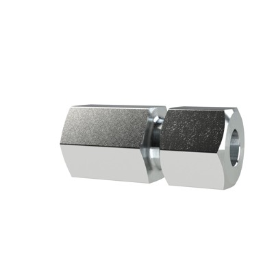 RIEGLER® - Gerade Aufschraubverschraubung, M22x1,5 I, Rohr-AØ 18, Stahl verzinkt