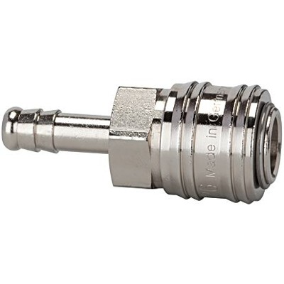 RIEGLER® - Schnellverschlusskupplung NW 7,2, Messing vernickelt, Tülle LW 8