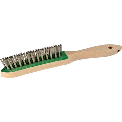 zeintra® - Drahtbürste 1593R, 3-reihig Edelstahldraht