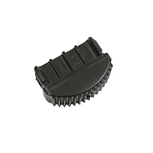 Leiter-Innenschuh, Kunststoff, schwarz, LxB 73 x 25 mm.