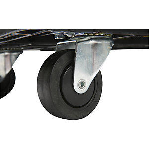 Lenkrolle, für Transportroller, schwarz.