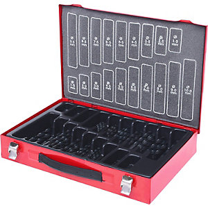 HSS-R Spiralbohrer-Satz, 170 Teile, 1 - 10 mm.
