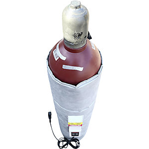 Gasflaschen-Heizmantel, für Ø 232 - 270 mm, max. 40 °C, 435 W.