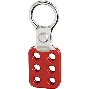 Lockout Hauptschalter-Verriegelung H571, Aluminium, VE 12 Stk, rot.
