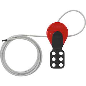 Kabelverriegelung Safelex, für 6 Schlösser, VE 12 Stk, L 2 m, Ø 41 mm.