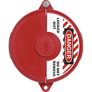 Handrad-Verriegelung, V307, für Durchgangsventile 5'' - 6,5'', rot.